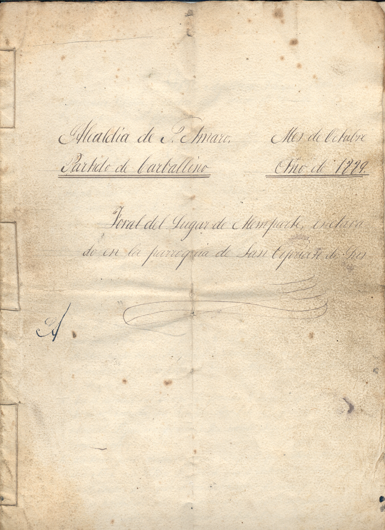 Foral de Lamparte, 1889