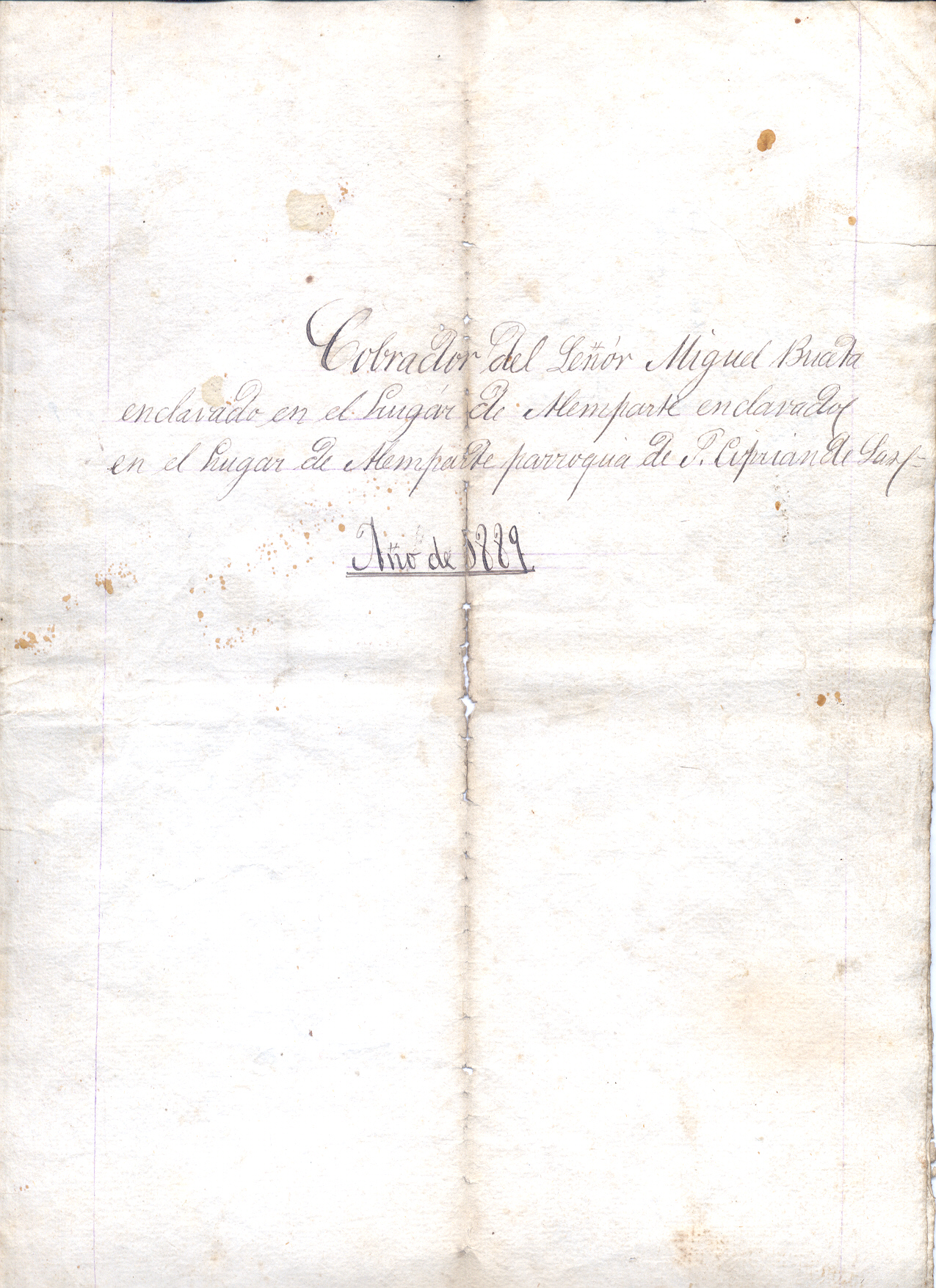 Cobrador de Lamparte, 1889